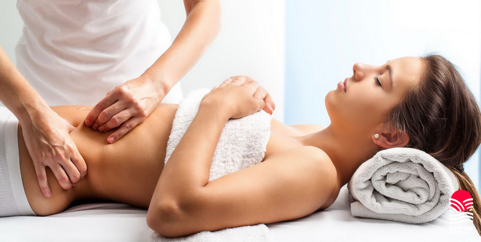 Антицеллюлитный массаж живота