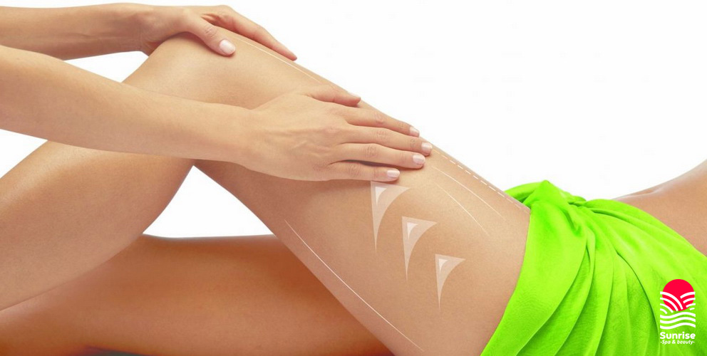 Антицеллюлитный массаж бедер